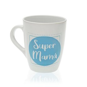 Tasse en Céramique Versa Super Mamá Grès (8,5 x 10 x 8,5 cm) 15,99 €