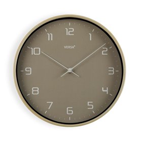 Horloge Murale Versa Gris Bois 30,5 x 4,3 x 30,5 cm Quartz Polyuréthane 33,99 €
