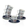 Lot de tasses avec soucoupes Versa Café Poissons Porcelaine (12 Pièces) 39,99 €