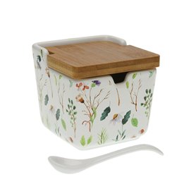 Sucrier Versa Sansa Fleurs 8,8 x 8,5 x 8,8 cm Céramique 19,99 €