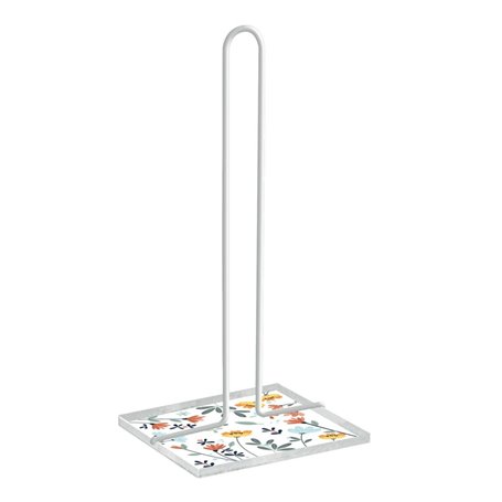 Dérouleur de papier de cuisine Versa Selene Fleurs Métal Acier Bois MDF  32,99 €