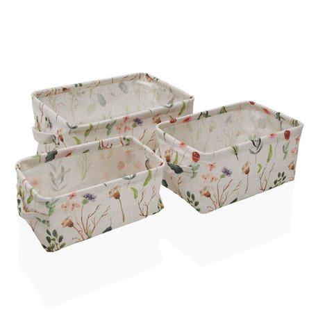 Set de basket Versa Sansa Rectangulaire 28 x 18 x 14 cm Textile 37,99 €