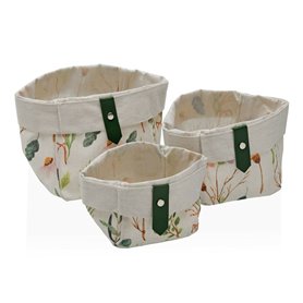 Set de basket Versa Sansa Carré 14 x 14 x 14 cm Textile 24,99 €