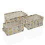 Set de basket Versa Erin Rectangulaire 28 x 18 x 14 cm Textile 37,99 €