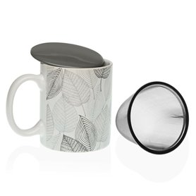 Tasse avec filtre pour infusions Versa Gardee Volets Porcelaine Grès 21,99 €