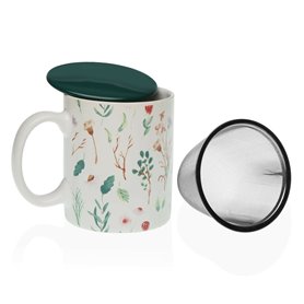 Tasse avec filtre pour infusions Versa Sansa Porcelaine Grès 21,99 €