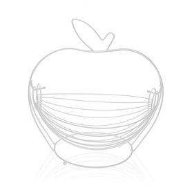 Coupe à fruits Versa Blanc Pomme Acier (24,5 x 29,5 x 30 cm) 63,99 €