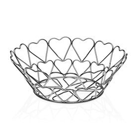 Coupe à fruits Versa Coeurs Métal Acier (26 x 10 x 26 cm) 34,99 €