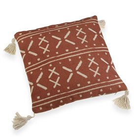 Coussin Versa Rouge Pompons 10 x 45 x 45 cm 60,99 €