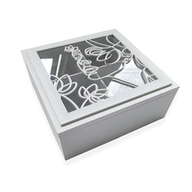 Boîte Décorative Versa Bois MDF 20 x 8 x 20 cm 31,99 €