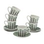 Jeu de 6 tasses avec plat Versa Erna Porcelaine 33,99 €