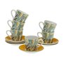 Jeu de 6 tasses avec plat Versa Elora Porcelaine 33,99 €