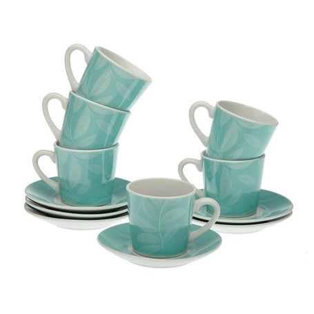 Jeu de 6 tasses avec plat Versa Elnora Porcelaine 33,99 €