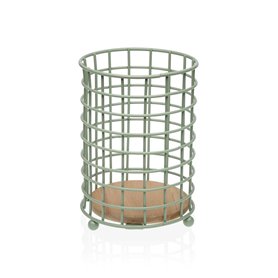 Range-couverts Versa Vert Bois Bois d'hévéa Acier Fer 12,5 x 17,5 x 12,5 23,99 €