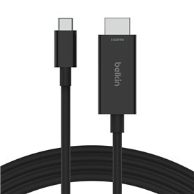 Câble USB-C vers HDMI Belkin AVC012bt2MBK 2 m Noir (Reconditionné A+) 57,99 €