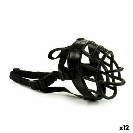 Muselière Noir 6 x 7 x 8 cm (12 Unités) 81,99 €