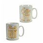 Tasse mug Coffee Porcelaine Doré Blanc 500 ml 24 Unités 157,99 €