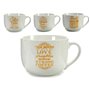 Tasse Coffee Porcelaine Doré Blanc 500 ml 24 Unités 143,99 €