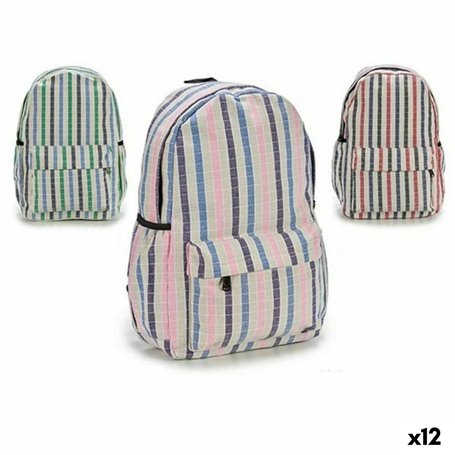 Cartable Rayures Multicouleur 13 x 45 x 31 cm 12 Unités 169,99 €