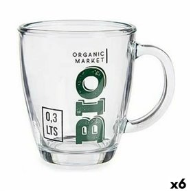 Tasse mug Bio Transparent verre 6 Unités (320 ml) 35,99 €