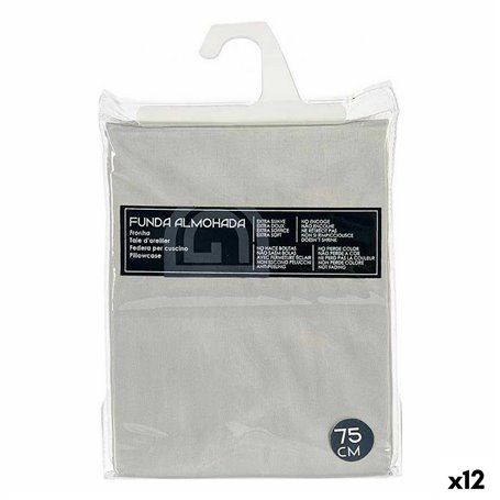 Taie d'oreiller 45 x 0,2 x 70 cm Gris (12 Unités) 57,99 €