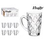 Tasse Diamant Transparent verre (110 ml) (6 Unités) 25,99 €