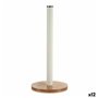 Porte-rouleaux de Cuisine Marron Blanc Métal Bambou (15 x 15 x 33,5 cm)  103,99 €