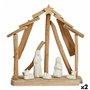 Crèche de Noël Céramique Marron Blanc 2 Unités 25 x 28 x 10 cm Naturel B 79,99 €