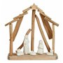 Crèche de Noël Céramique Marron Blanc 2 Unités 25 x 28 x 10 cm Naturel B 79,99 €