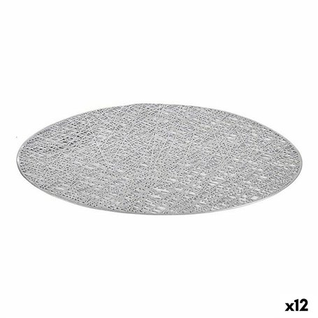 Dessous de plat Argenté Plastique (Ø 38 cm) (12 Unités) 36,99 €