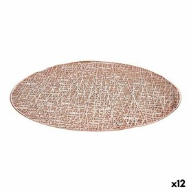 Dessous de plat Rose Plastique (Ø 38 cm) (12 Unités) 36,99 €