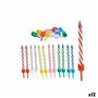 Ensemble de Bougies Multicouleur Anniversaire (12 Unités) 20,99 €