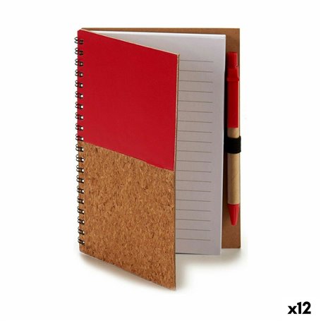 Cahier à Spirales avec Stylo 12,5 x 18 cm Bois (12 Unités) 61,99 €