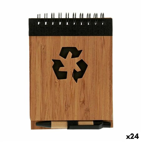 Cahier à Spirales avec Stylo Bambou 1 x 10 x 13 cm (24 Unités) 65,99 €