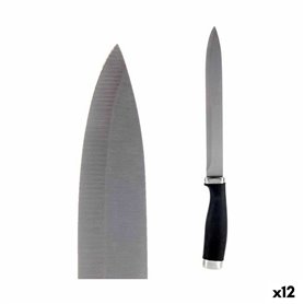 Couteau de cuisine 3,5 x 33 x 2 cm Argenté Noir Acier inoxydable Plastiq 46,99 €
