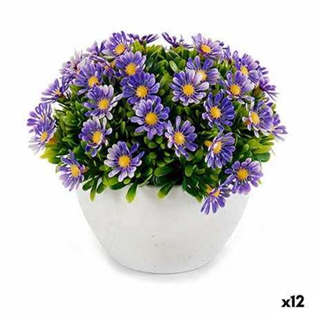 Plante décorative Marguerite Plastique 14 x 13 x 14 cm (12 Unités) 75,99 €