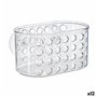 Rangement de douche 15,8 x 8,5 x 8 cm Transparent PVC polystyrène (12 Un 49,99 €