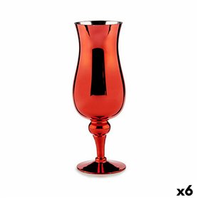 Bougeoir Verre Rouge 13,5 x 35 x 13,5 cm (6 Unités) 134,99 €
