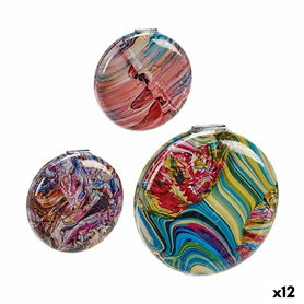 Miroir de Poche Abstrait 8 x 2,4 x 8 cm (12 Unités) 49,99 €