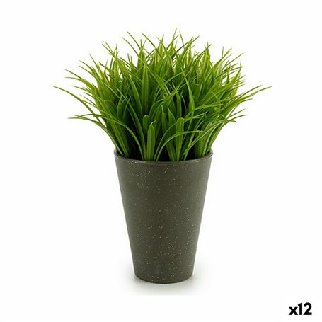 Plante décorative Plastique 11 x 18 x 11 cm Vert Gris (12 Unités) 64,99 €