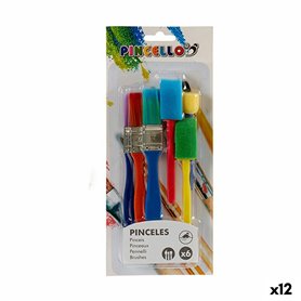 Pinceaux Multicouleur Lot Éponge Poil Fer blanc Plastique (12 Unités) 57,99 €