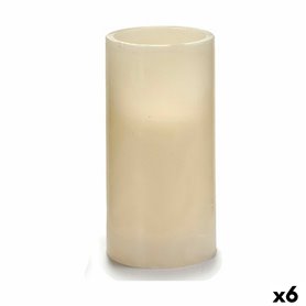 Bougie LED Crème 7,5 x 14,5 x 7,5 cm (6 Unités) 38,99 €