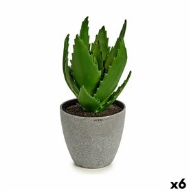 Plante décorative Aloe Vera 14 x 21 x 14 cm Gris Vert Plastique (6 Unité 62,99 €