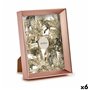 Cadre photo 15 x 3,3 x 20 cm Rose Cuivre Plastique verre (6 Unités) 35,99 €