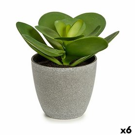 Plante décorative 18 x 18,5 x 18 cm Gris Vert Plastique (6 Unités) 87,99 €