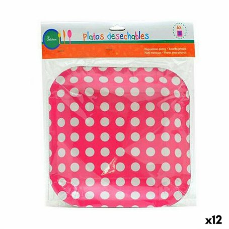 Service de vaisselle Points Jetable 24 x 2 x 19 cm (12 Unités) 60,99 €