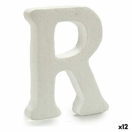 Lettre R Blanc polystyrène 15 x 12,5 cm (12 Unités) 77,99 €