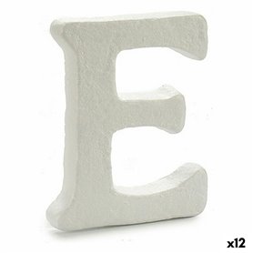 Lettre E Blanc polystyrène 1 x 15 x 13,5 cm (12 Unités) 77,99 €