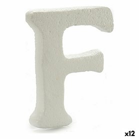 Lettre F Blanc polystyrène 1 x 15 x 13,5 cm (12 Unités) 77,99 €