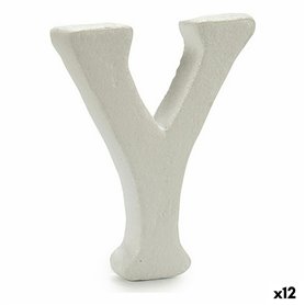 Lettre Y Blanc polystyrène 1 x 15 x 13,5 cm (12 Unités) 77,99 €